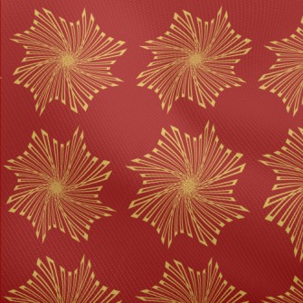 Gold Geometric Pattern Dobby