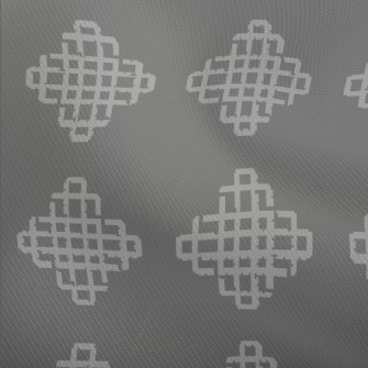 Grid Pattern Rhombus Dobby