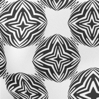 Black Star Decoration Stretch Ponte