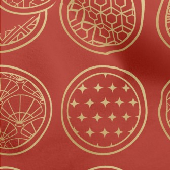 Traditional Pattern Round Micro Fleece