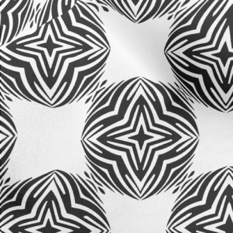 Black Star Decoration Micro Fleece