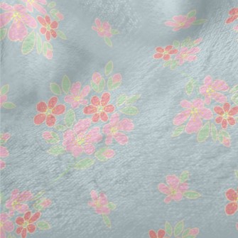 Elegant Hand-painted Bouquet Minky