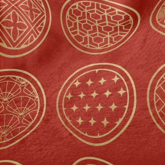 Traditional Pattern Round Minky