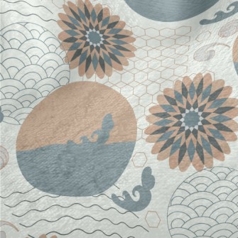 Japanese Retro Round Minky