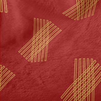 Rectangular Geometric Lines Minky