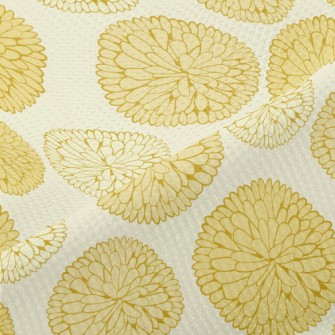 Hand Drawn Beautiful Chrysanth Piqué