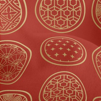 Traditional Pattern Round Lightweight Performance Linen