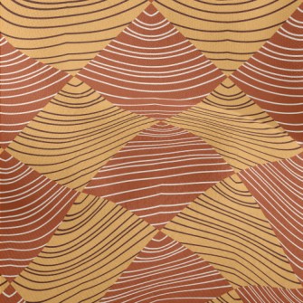 Hand Drawn Rhombus Lightweight Performance Linen