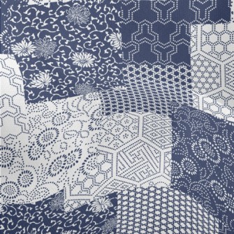 Beautiful Blue Continuous Pict Lightweight Performance Linen
