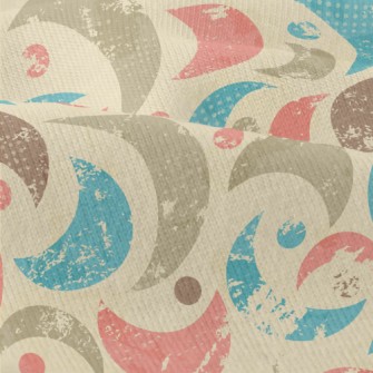 Retro Mottled Moon Modern Jersey