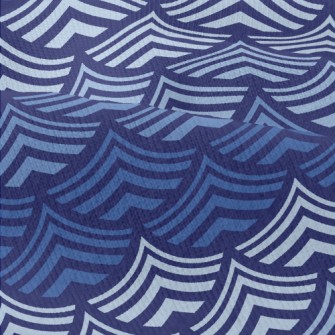 Cartoon Gradient Waves Modern Jersey