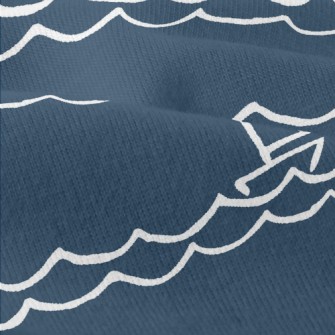 Sailboat And Waves Modern Jersey