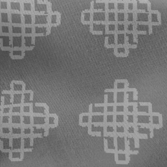 Grid Pattern Rhombus Jersey Backed Fleece