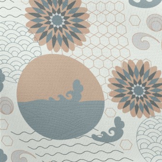 Japanese Retro Round Pongee