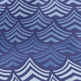 Cartoon Gradient Waves Stretch Jersey