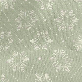Elegant Diamond Pattern Stretch Jersey