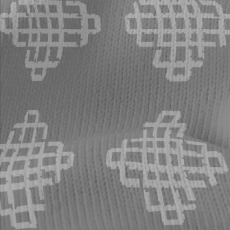 Grid Pattern Rhombus Stretch Jersey