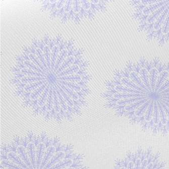 Purple Lace Snowflakes Midweight Cotton Poplin