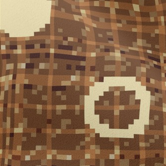 Geometric Polka Dot Pattern Chiffon