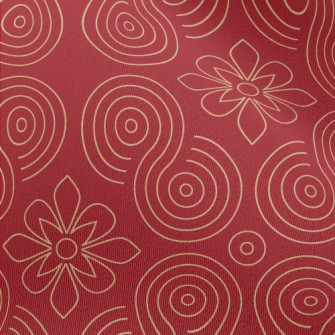 Gold Line Decoration Chiffon