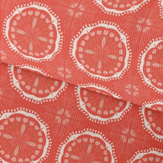 Red Kaleidoscope Flowers Waterproof Oxford