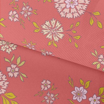 Hand Painted Delicate Flowers Waterproof Oxford