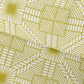 Modern Golden Geometric Patter Waterproof Oxford