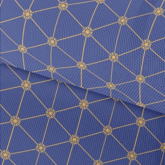 Golden Octagonal Pattern Waterproof Oxford