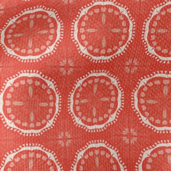 Red Kaleidoscope Flowers Waterproof Canvas