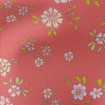 Hand Painted Delicate Flowers Waterproof Canvas