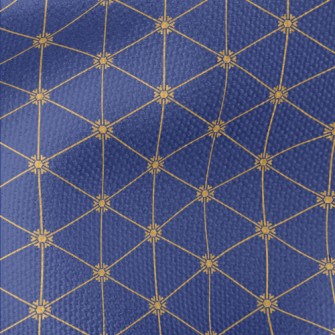 Golden Octagonal Pattern Waterproof Canvas