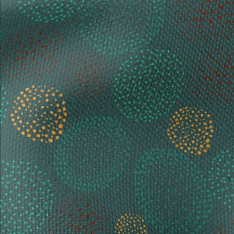 Hand Drawn Polka Dot Pattern Waterproof Canvas