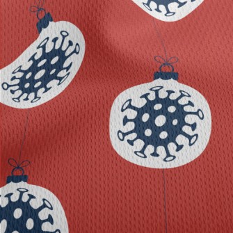 Christmas Coronavirus Athletic Mesh Flat Back