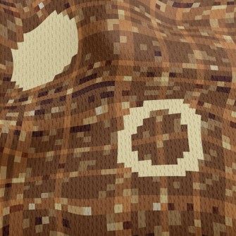 Geometric Polka Dot Pattern Athletic Mesh Flat Back