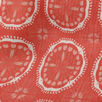 Red Kaleidoscope Flowers Terry