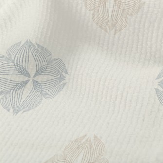Elegant Flower Pattern Terry