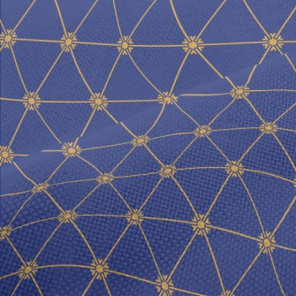 Golden Octagonal Pattern Performance Linen