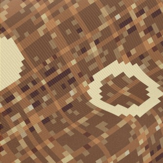 Geometric Polka Dot Pattern Twill