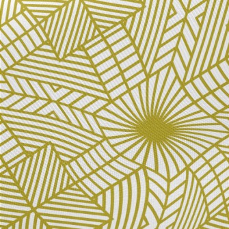 Modern Golden Geometric Patter Twill