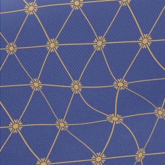 Golden Octagonal Pattern Twill