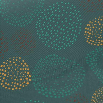 Hand Drawn Polka Dot Pattern Twill
