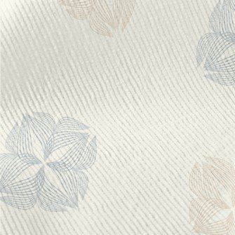 Elegant Flower Pattern Standard Corduroy