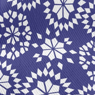 Geometric Snowflake Pattern Standard Corduroy