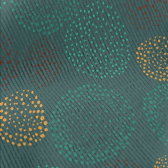 Hand Drawn Polka Dot Pattern Standard Corduroy