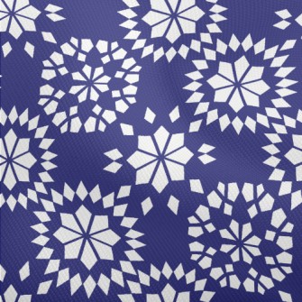 Geometric Snowflake Pattern Dobby