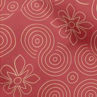 Gold Line Decoration Micro Fleece