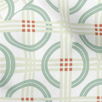 Lines And Circles Micro Fleece