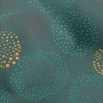 Hand Drawn Polka Dot Pattern Micro Fleece