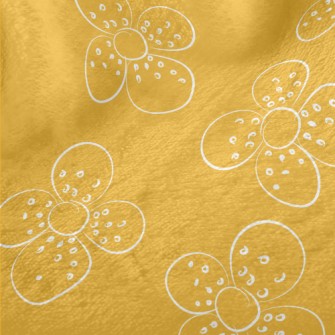 Doodle Flowers Minky