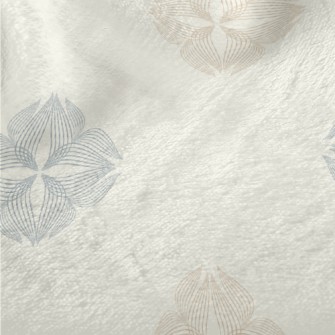 Elegant Flower Pattern Minky